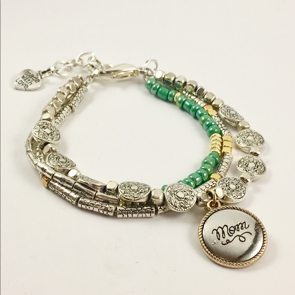 Hand crafted Mother’s bracelet.